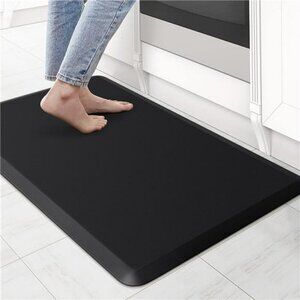 Anti Fatigue Kitchen Mat Cushioned Non Slip Waterproof Comfort Rug Black